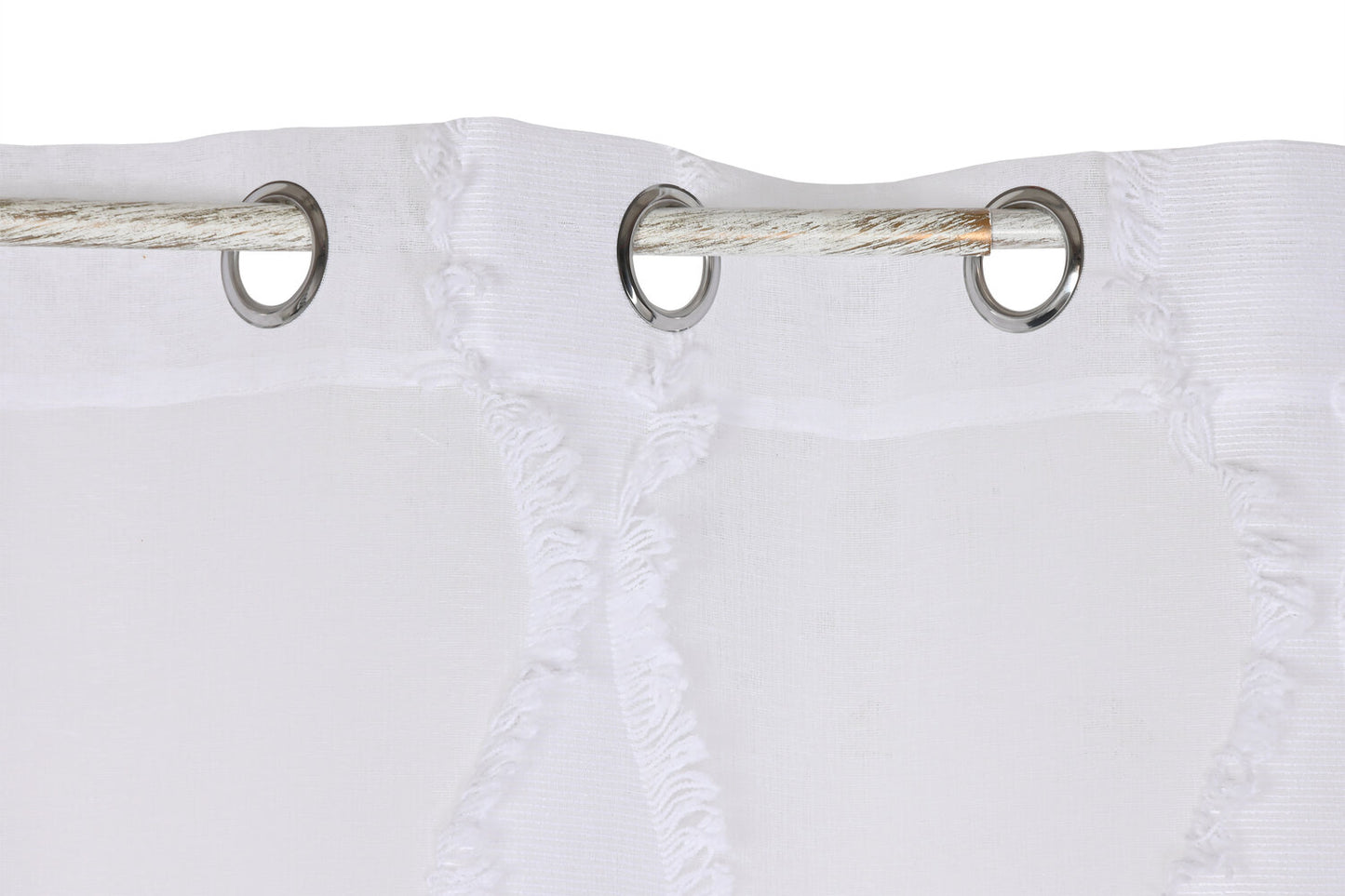 CORTINA POLIESTER 140X260 8 ANILLAS BLANCO