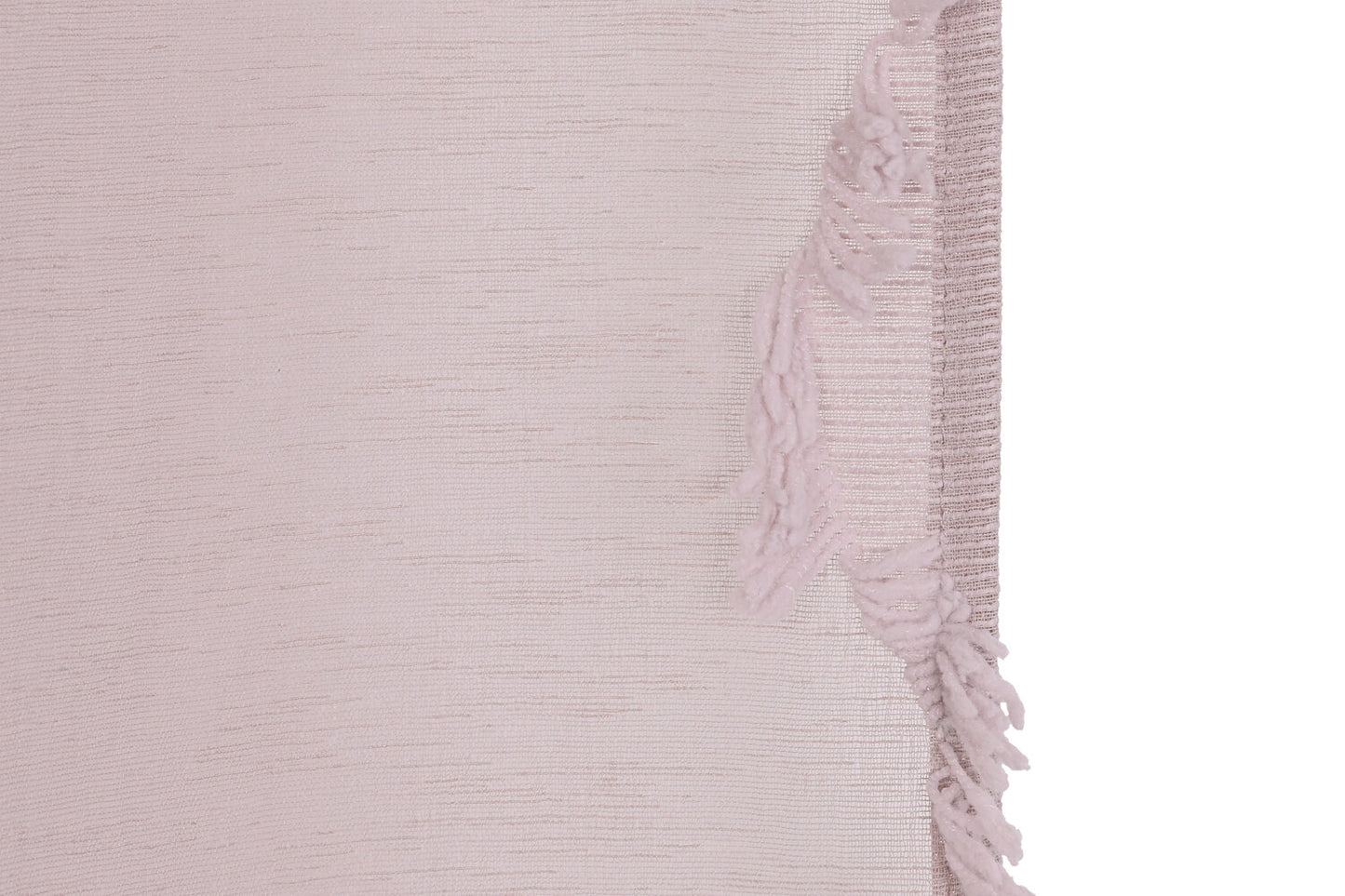 CORTINA POLIESTER 140X260 8 ANILLAS ROSA PALO