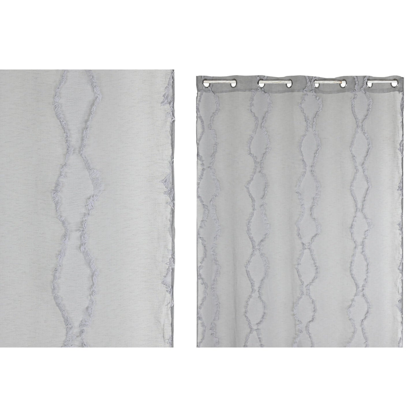 CORTINA POLIESTER 140X260 GRIS CLARO