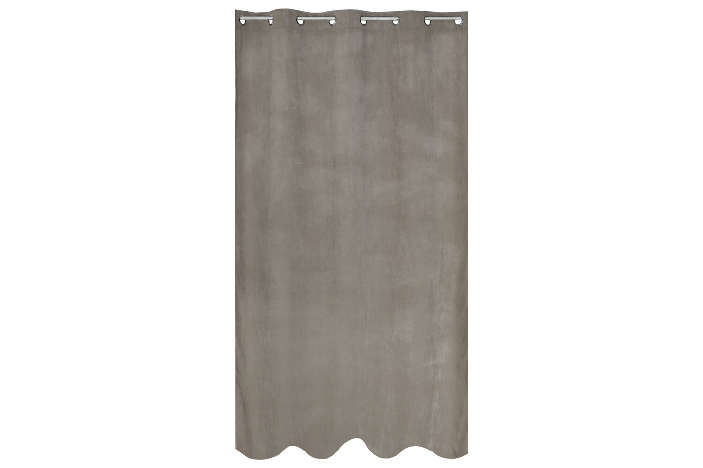 CORTINA POLIESTER 140X260 8 ANILLAS TOPO