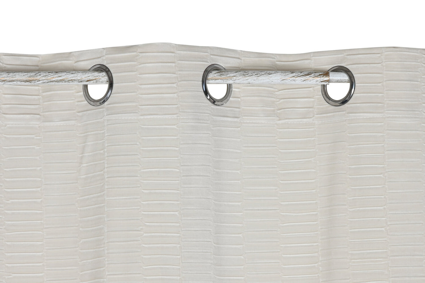 CORTINA POLIESTER 140X260 8 ANILLAS CRUDO