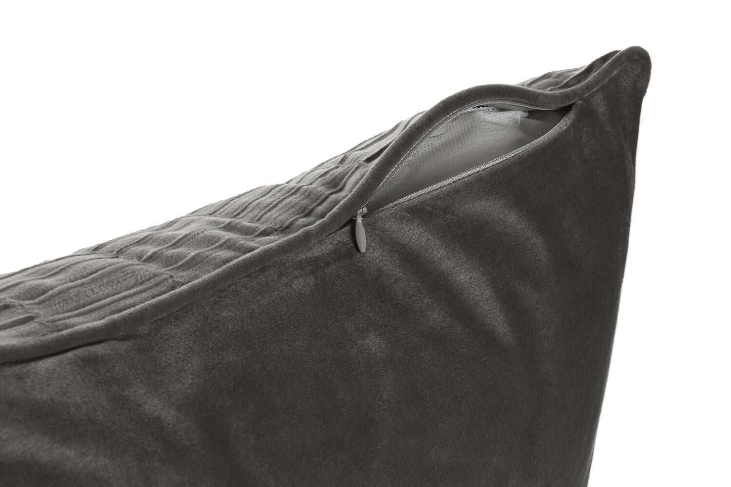 COJIN POLIESTER 45X45 420 GR: GRIS CLARO