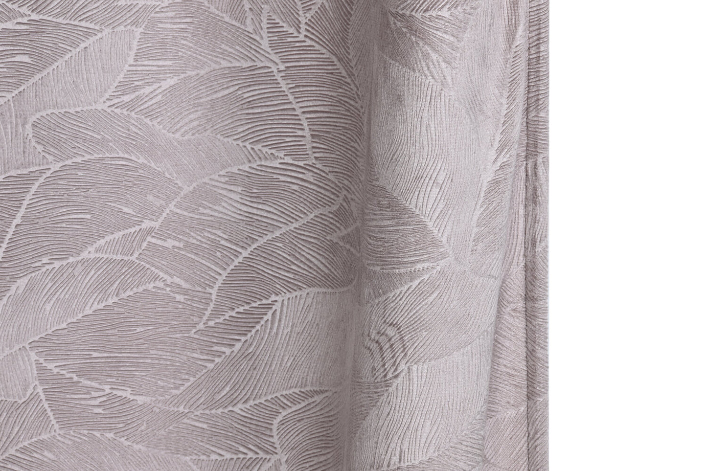 CORTINA POLIESTER 140X260 8 ANILLAS ROSA PALO