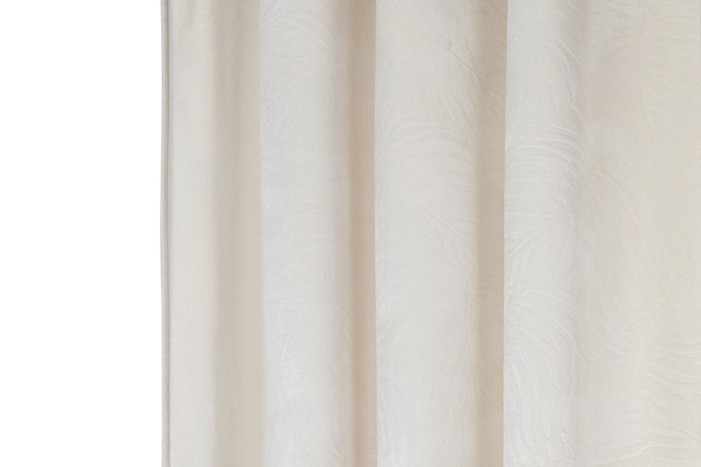 CORTINA POLIESTER 140X260 8 ANILLAS CRUDO