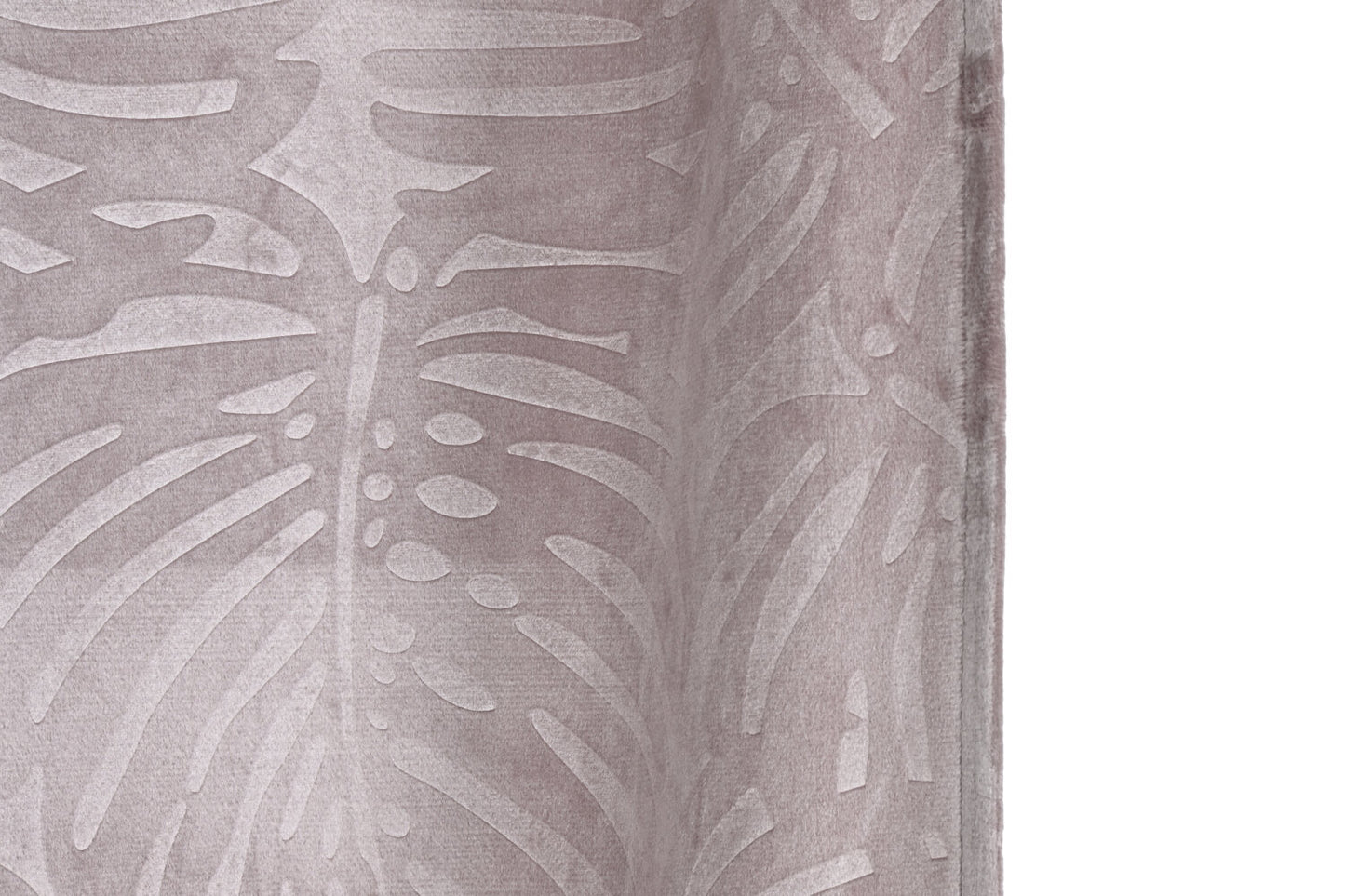 CORTINA POLIESTER 140X260 8 ANILLAS ROSA PALO