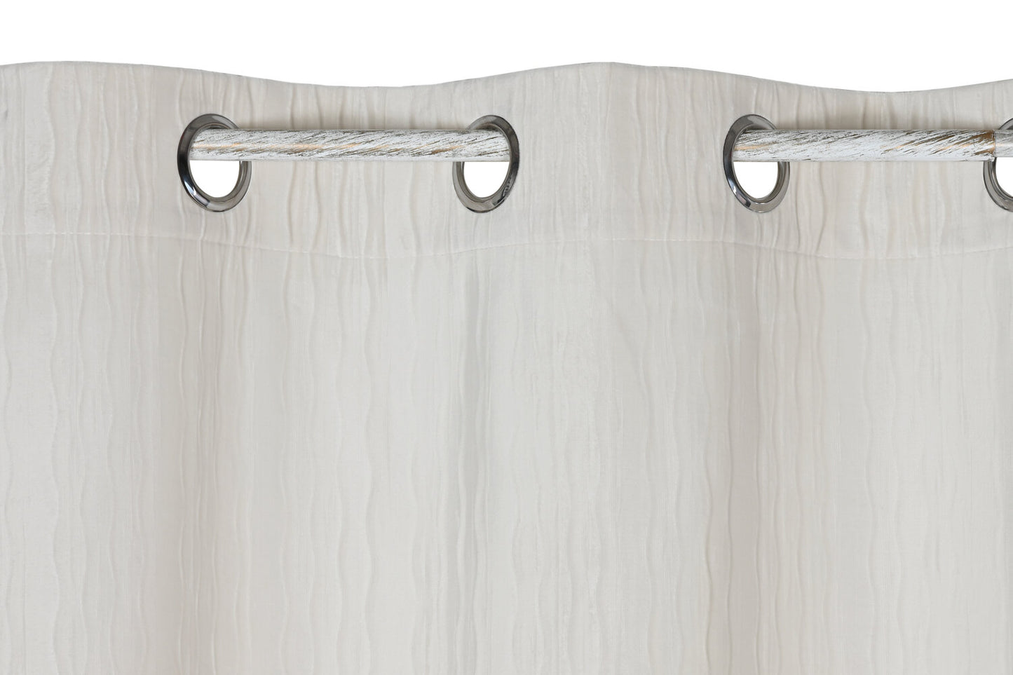 CORTINA POLIESTER 140X260 8 ANILLAS CRUDO