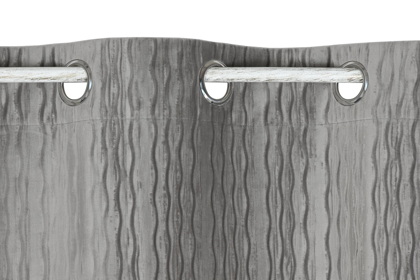 CORTINA POLIESTER 140X260 8 ANILLAS GRIS CLARO