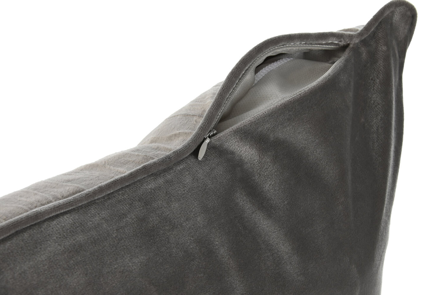 COJIN POLIESTER 45X45 420 GR: GRIS CLARO