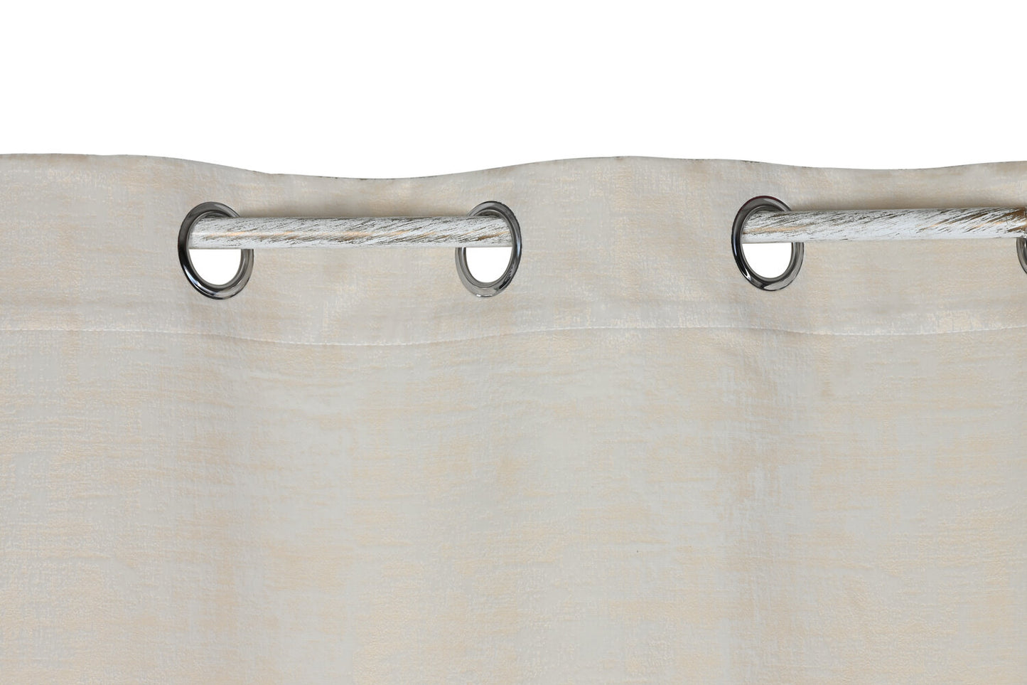 CORTINA POLIESTER 140X280 8 ANILLAS CRUDO