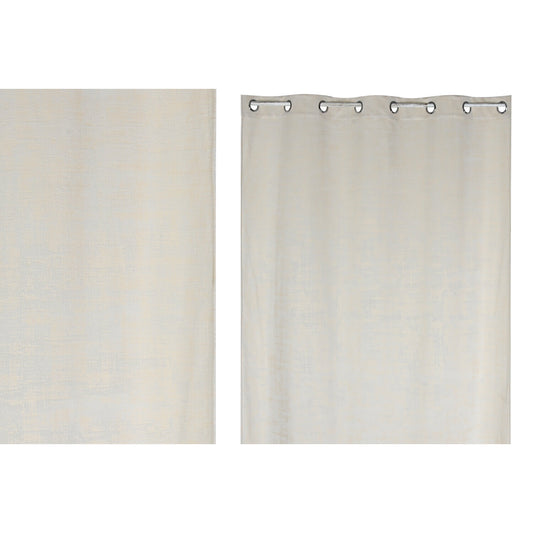 CORTINA POLIESTER 140X280 8 ANILLAS CRUDO