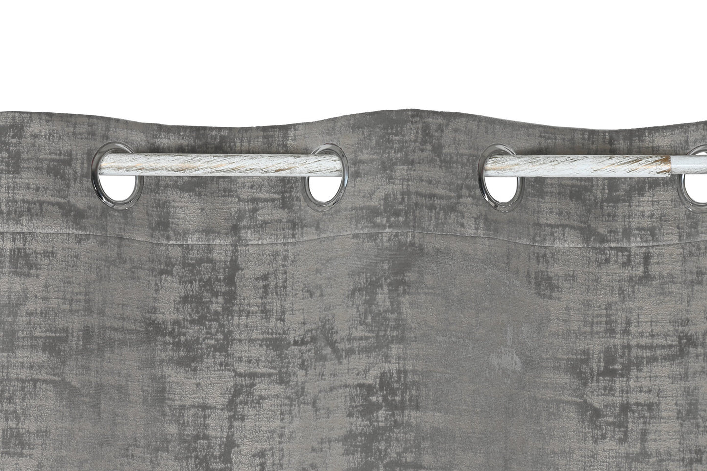 CORTINA POLIESTER 140X260 8 ANILLAS GRIS CLARO