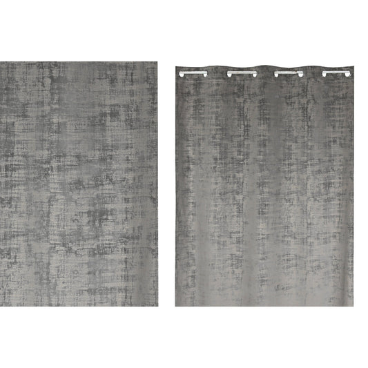 CORTINA POLIESTER 140X260 8 ANILLAS GRIS CLARO
