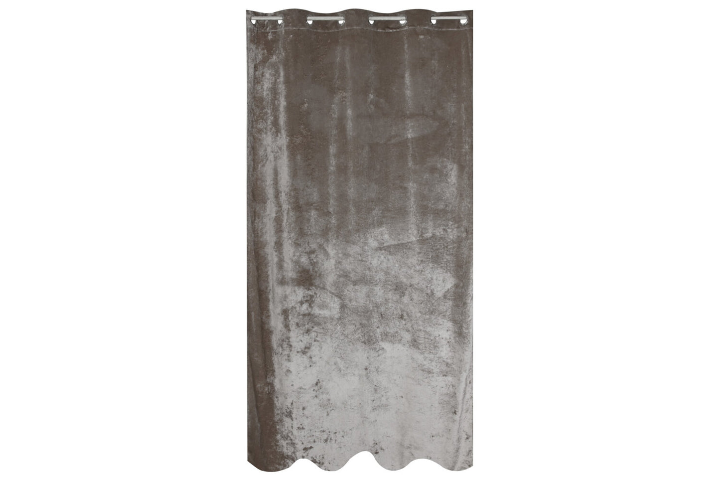 CORTINA POLIESTER 140X260 8 ANILLAS GRIS CLARO
