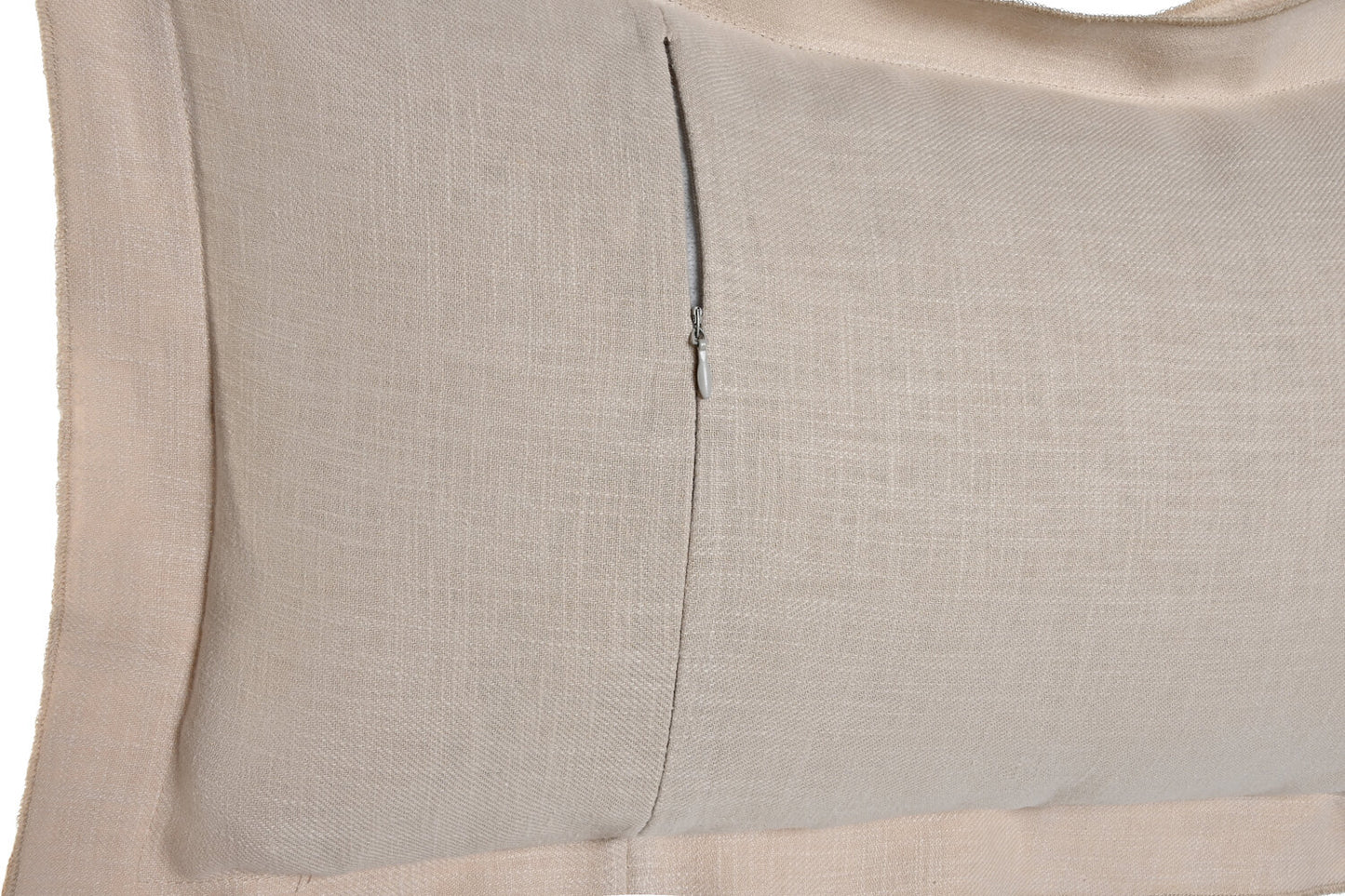 COJIN LINO 50X30 380 GR: CON FLECOS ARENA