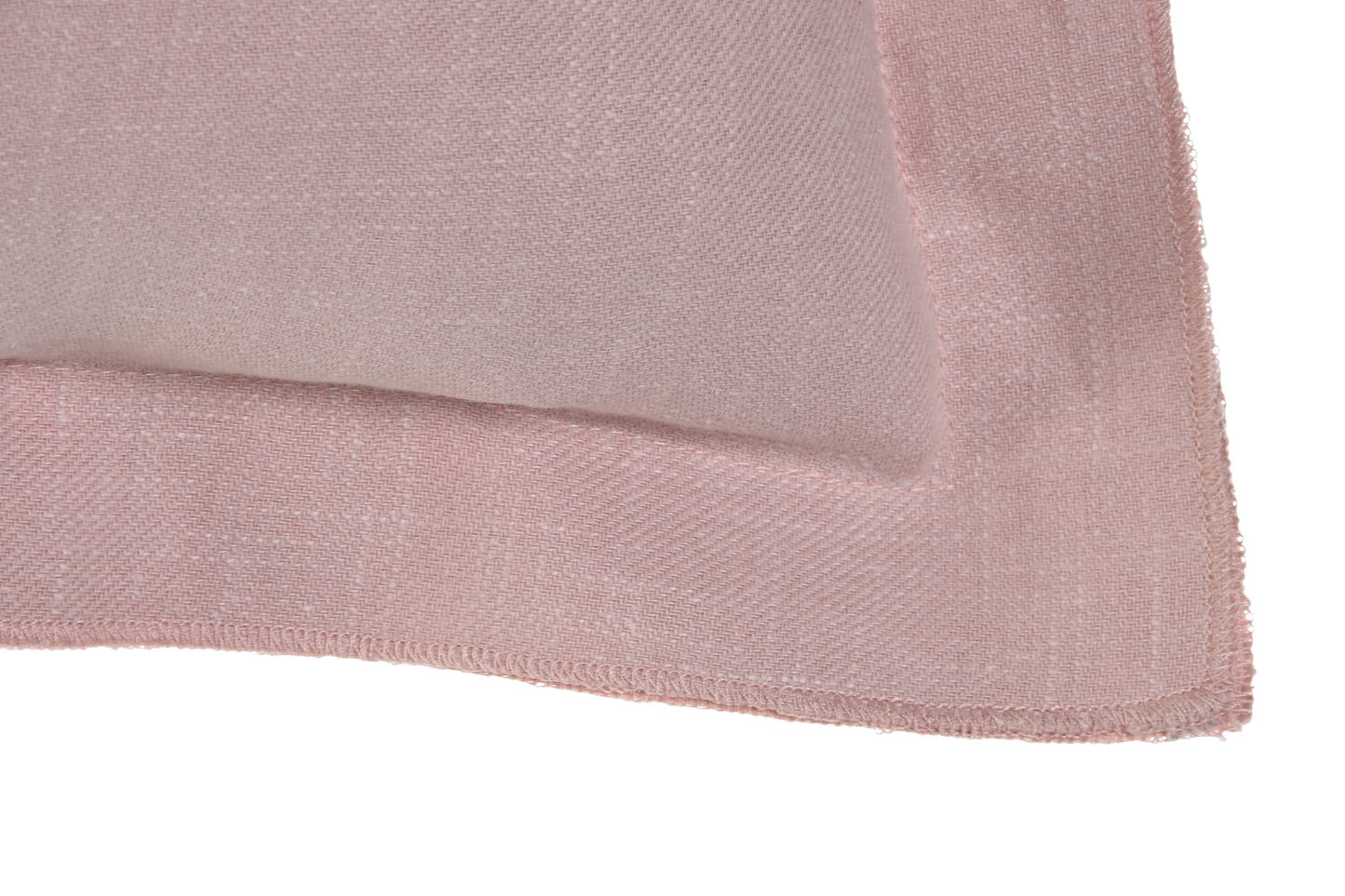 COJIN LINO 50X30 380 GR: CON FLECOS MALVA