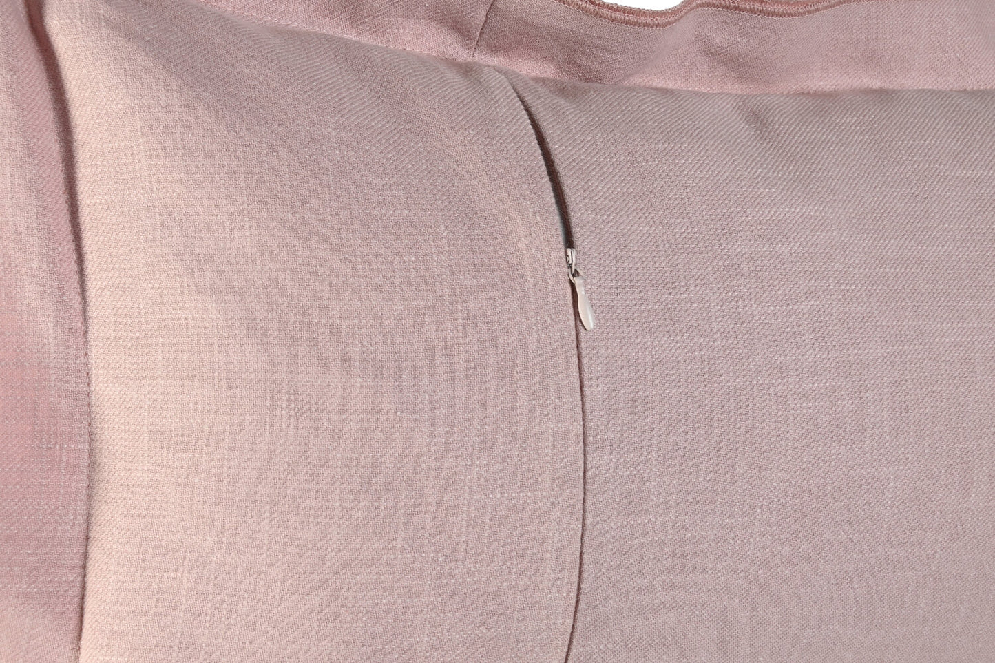 COJIN LINO 50X30 380 GR: CON FLECOS MALVA