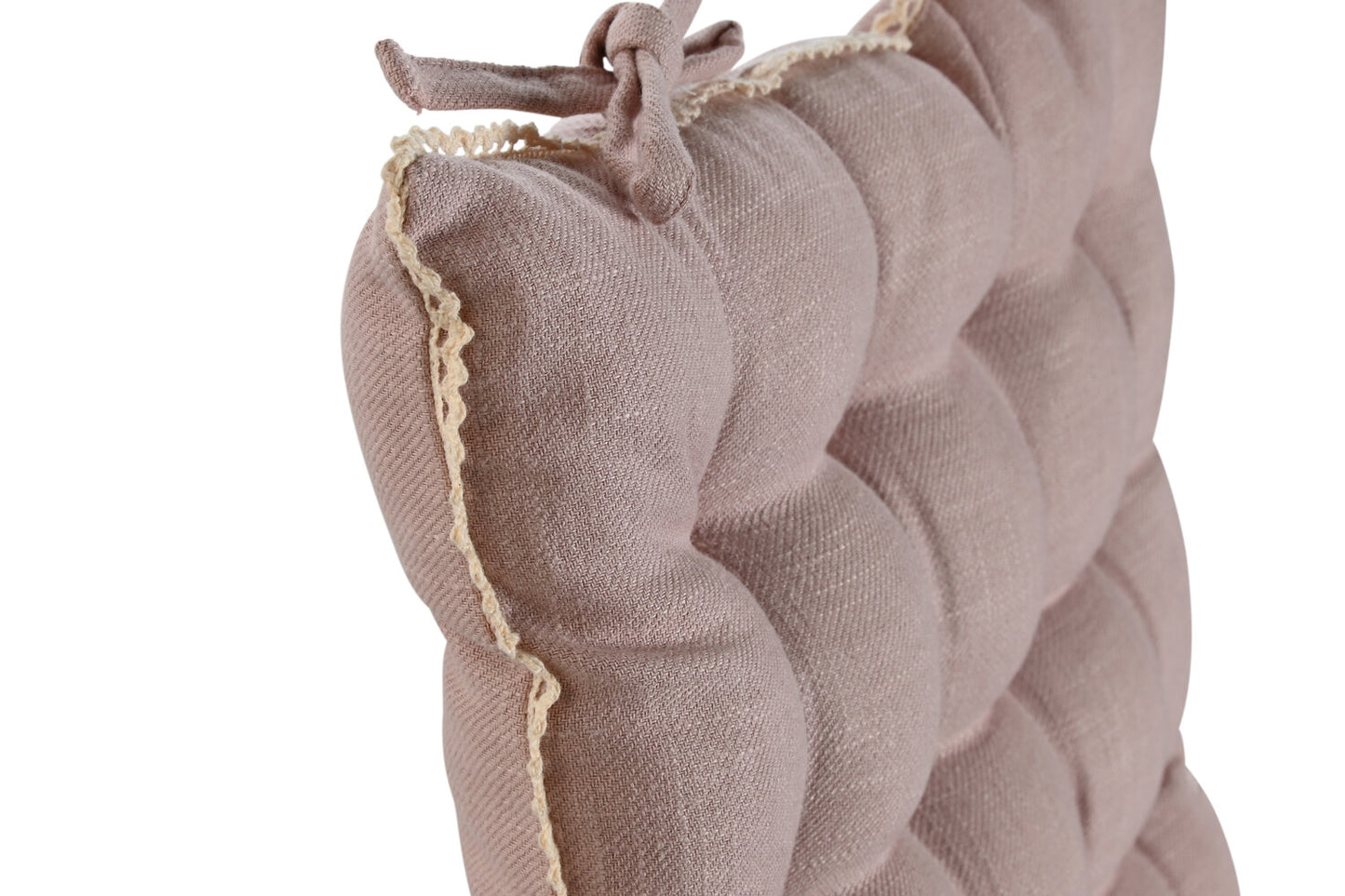 COJIN SILLA LINO 42X42X6 300 GR: MALVA