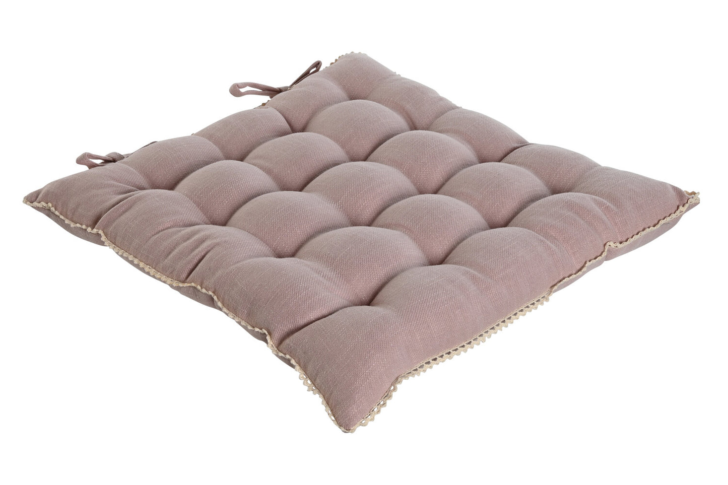 COJIN SILLA LINO 42X42X6 300 GR: MALVA