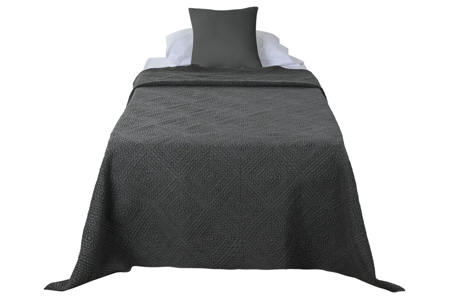 COLCHA POLIESTER 180X260 100 GR. GRIS CLARO