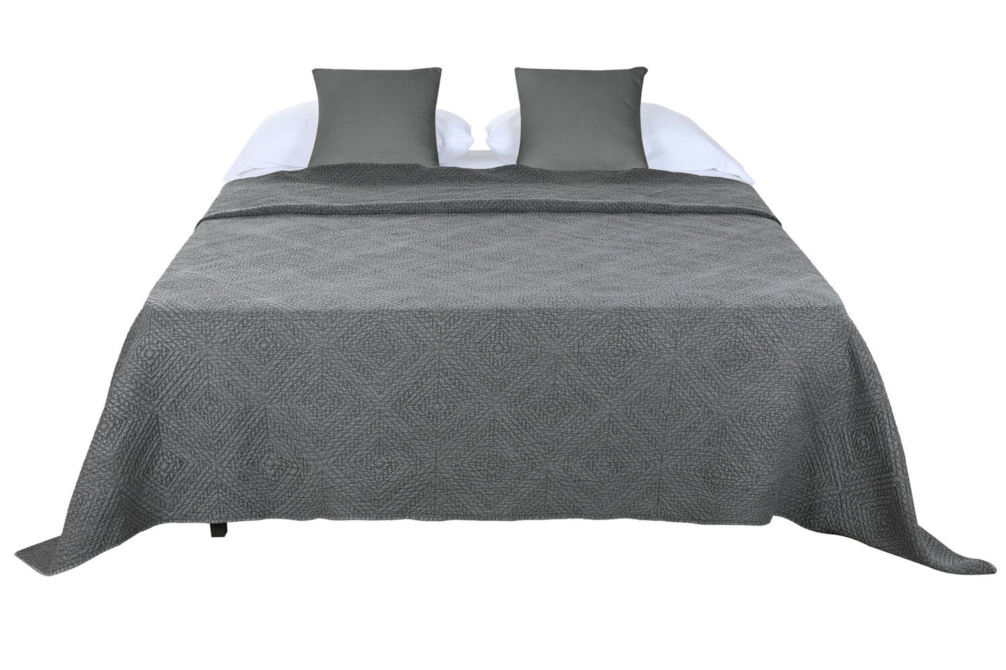 COLCHA POLIESTER 240X260 100 GR. GRIS CLARO