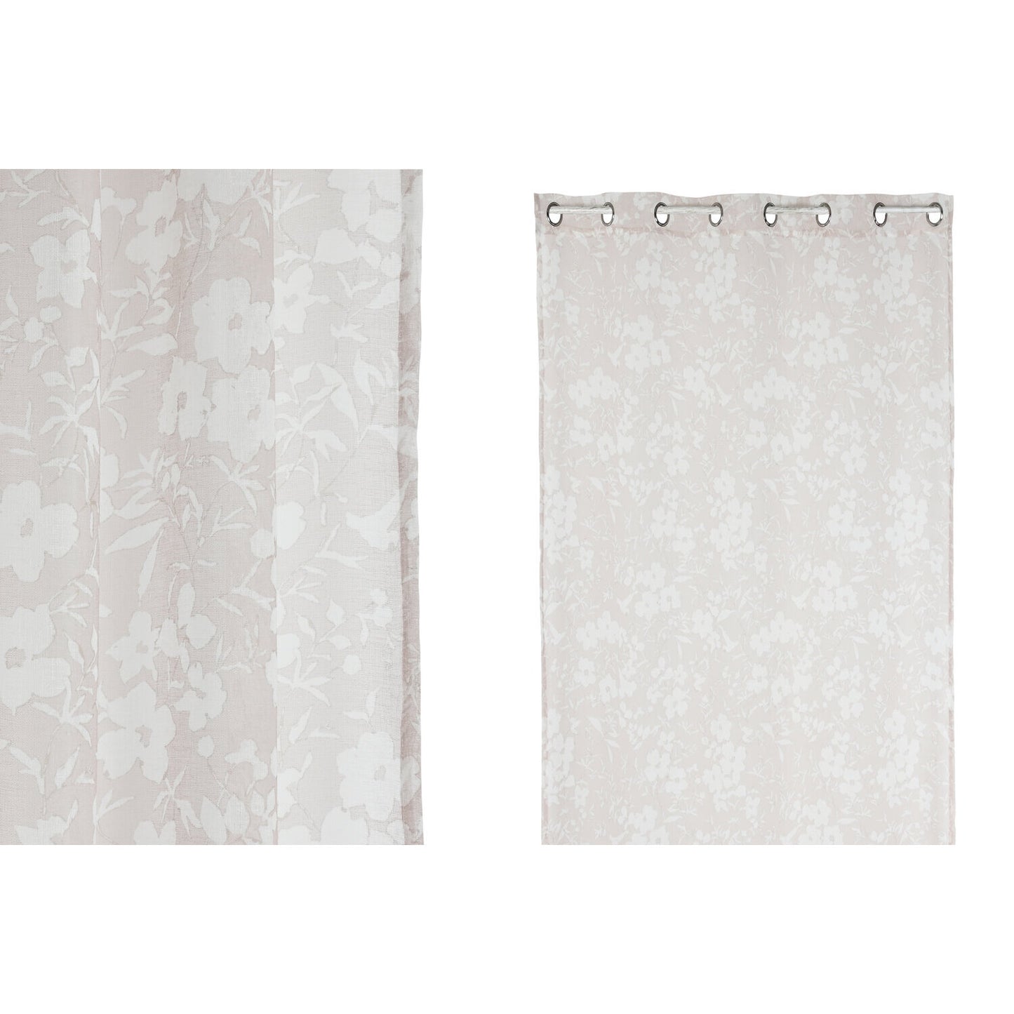 CORTINA POLIESTER 140X260 8 ANILLAS BEIGE