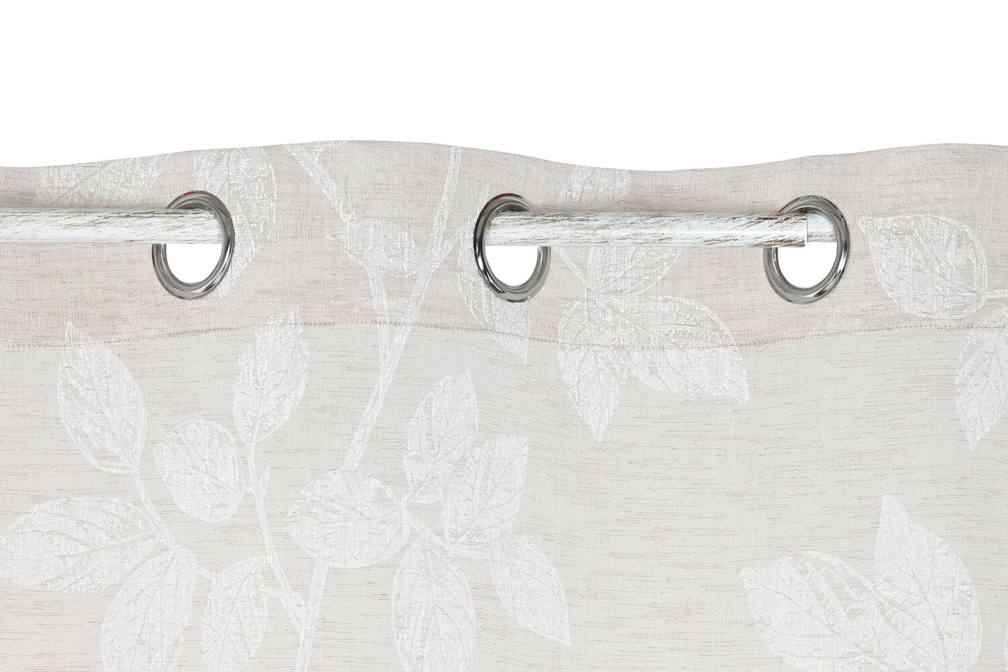 CORTINA POLIESTER 140X260 IMPRESA BEIGE