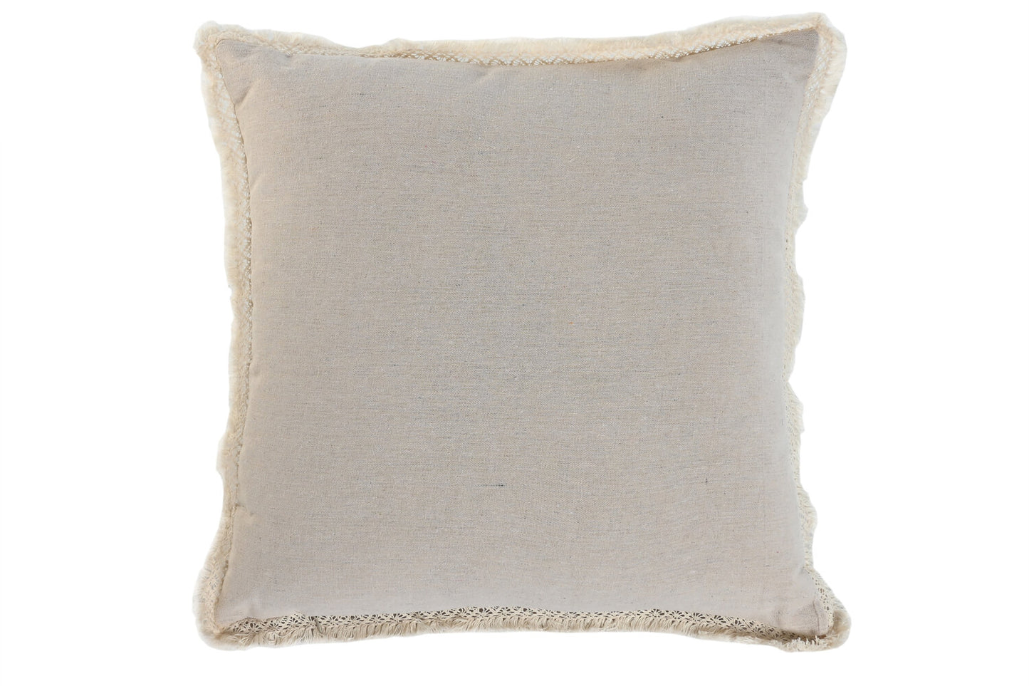 COJIN ALGODON 45X45 486 GR. BORDADO CRUDO