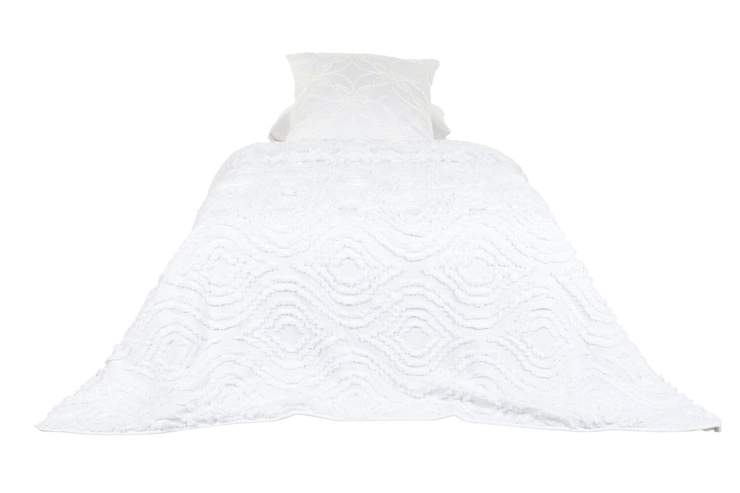 COLCHA POLIESTER 180X260 RELLENO 150 GSM. BORDADO