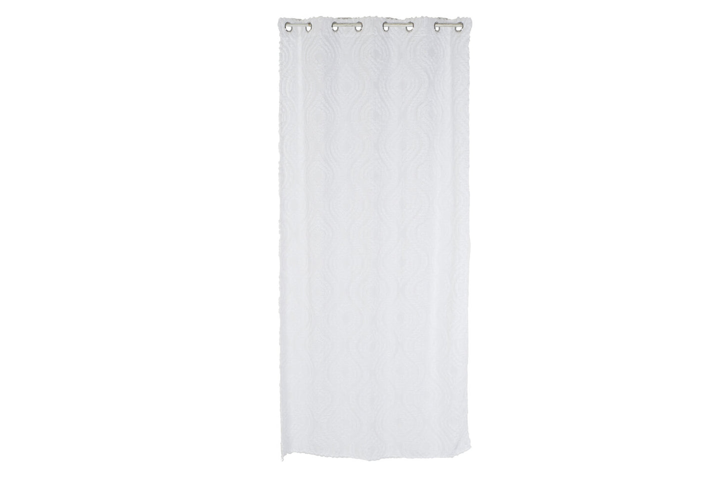 CORTINA POLIESTER 140X260 8 ANILLAS BLANCO