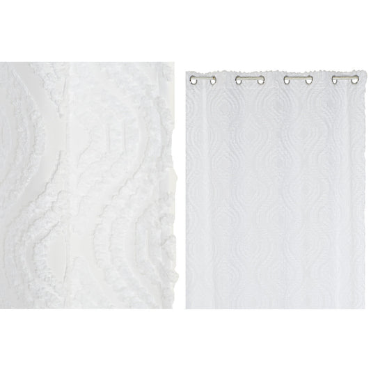 CORTINA POLIESTER 140X260 8 ANILLAS BLANCO