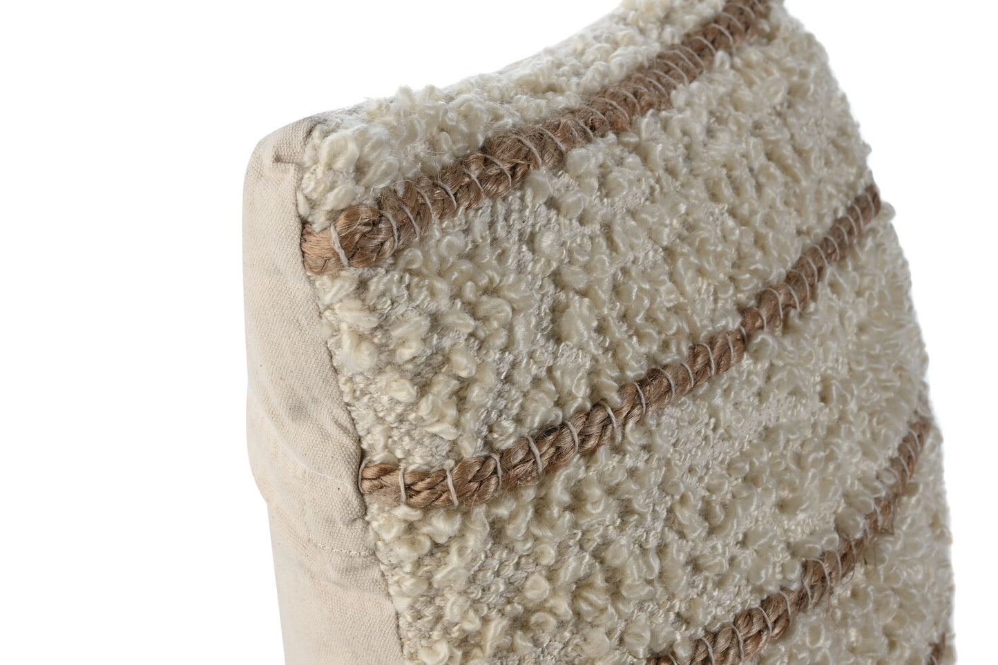 COJIN ALGODON YUTE 45X45 978 GR: HECHO A MANO