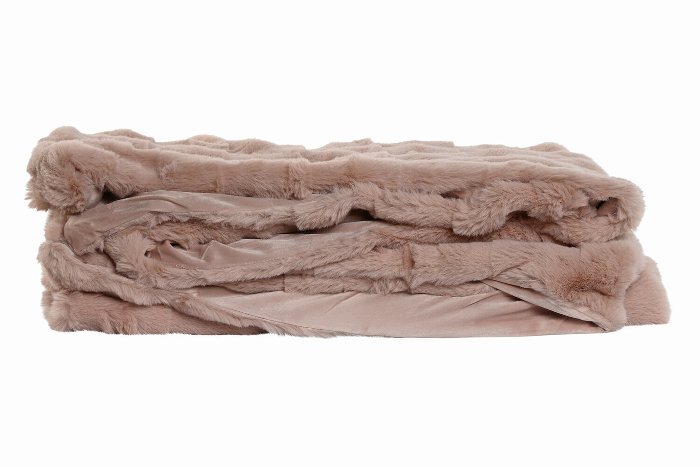 MANTA POLIESTER 220X240X1 800 GSM CAMA ROSA PALO