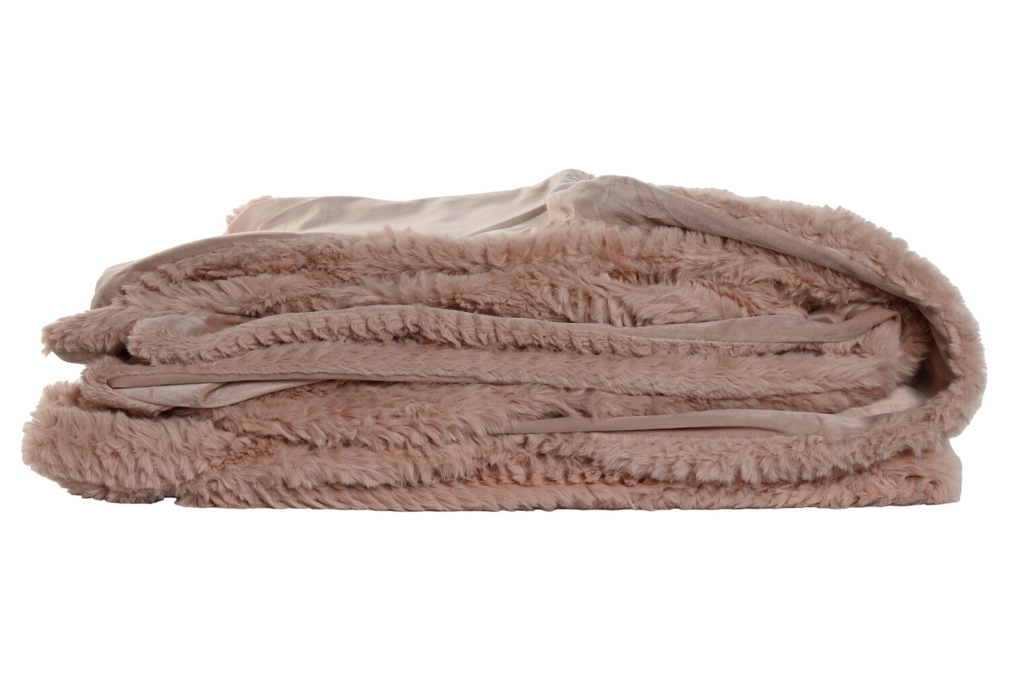 MANTA POLIESTER 220X240X1 580 GSM CAMA ROSA PALO