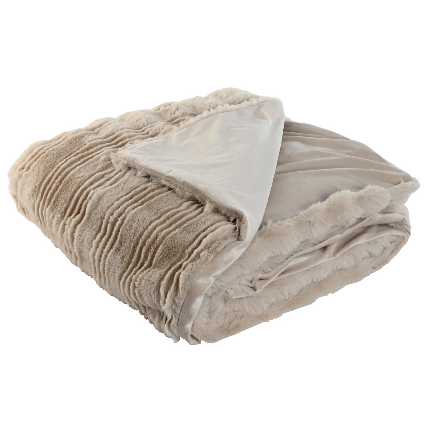 MANTA POLIESTER 220X240X1 650 GSM CAMA BEIGE