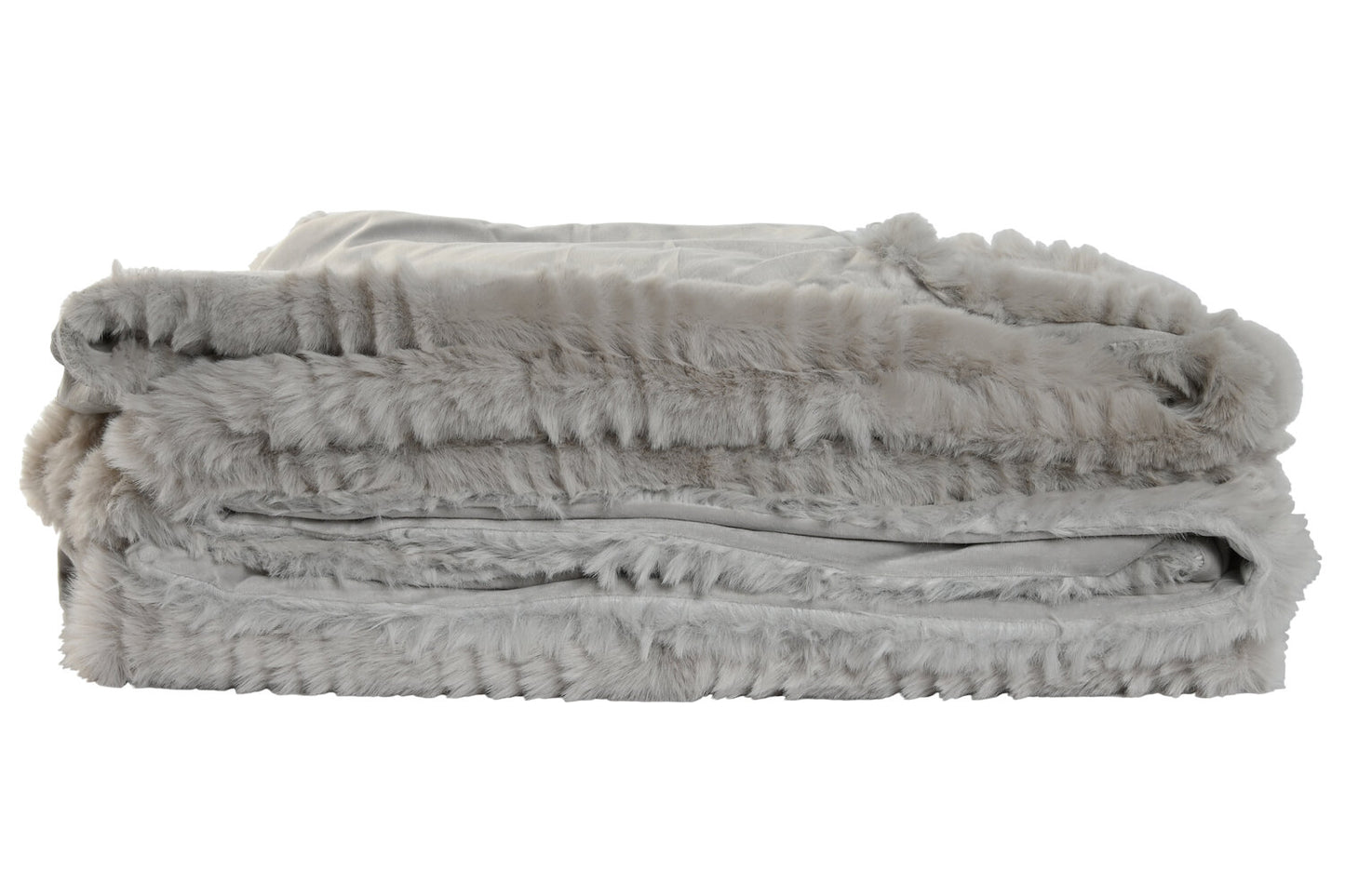 MANTA POLIESTER 220X240X1 650 GSM CAMA GRIS CLARO